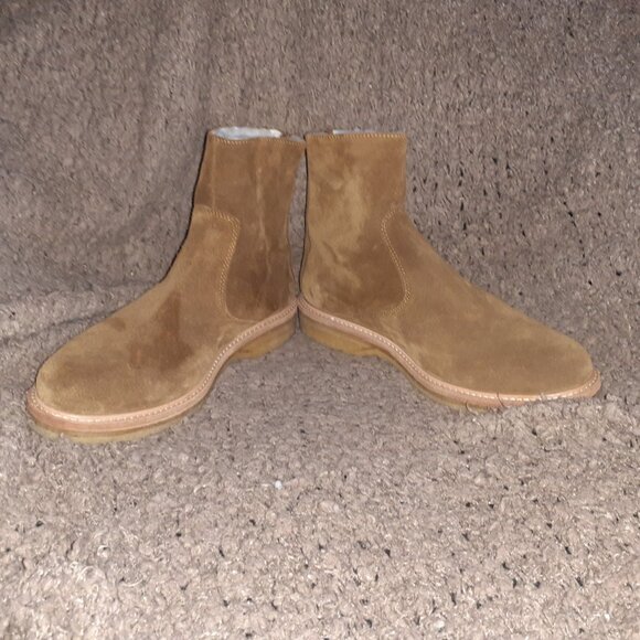 WANT LES ESSENTIALS-Stevie-Brown Suede Crepe Sole Boots-Size 9-Near Mint - Picture 4 of 10
